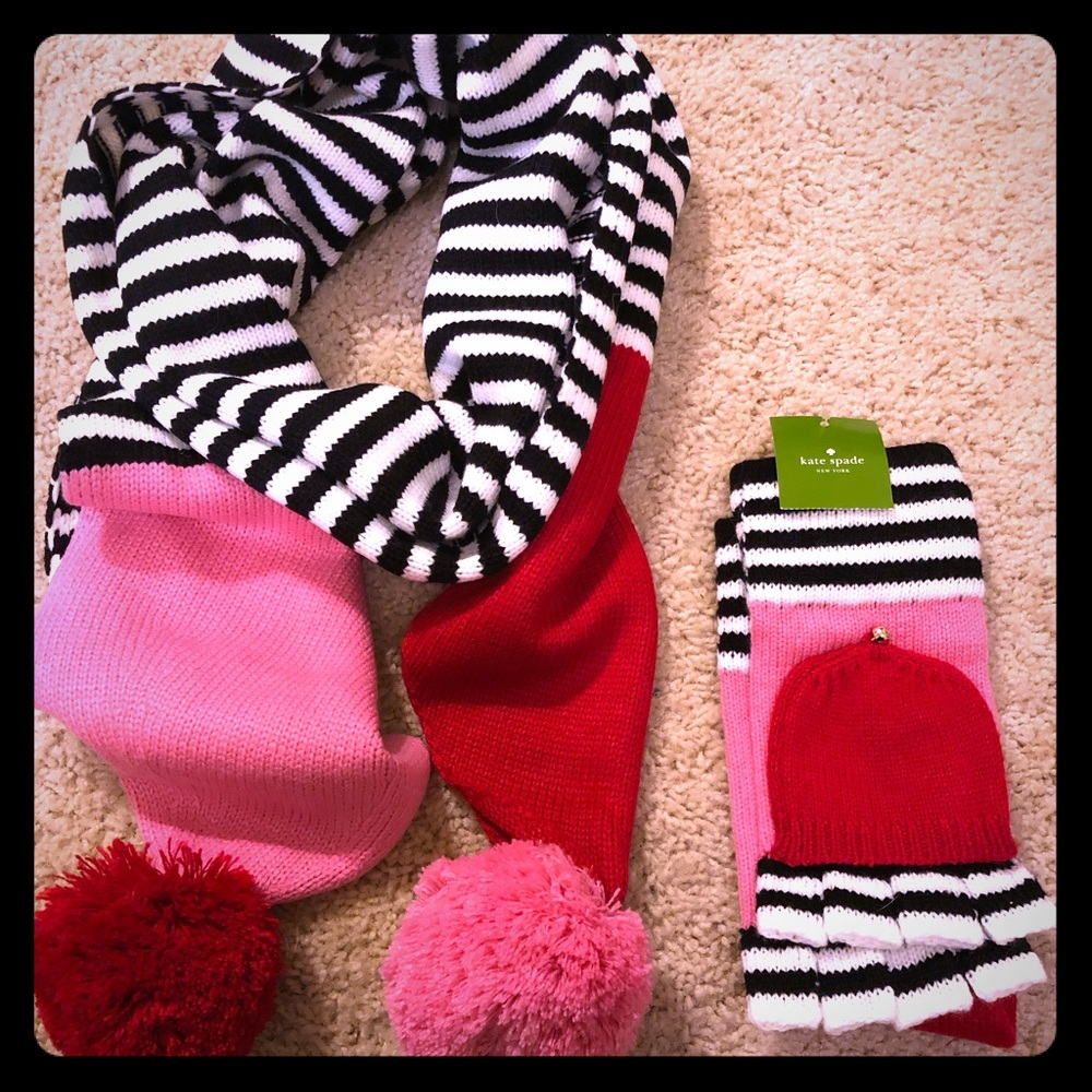 Kate Spade Scarf only (no mittens)